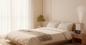 寝室の湿度は何%が最適？快眠を叶える季節別の調整法と対策