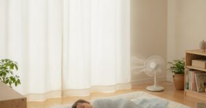 赤ちゃんの寝室にエアコンなしで夏を乗り切る方法｜安全な暑さ対策と注意点