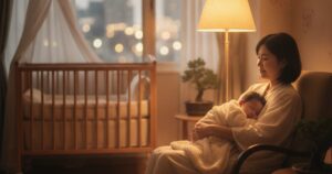 赤ちゃんの夜泣きはいつまで続く？月齢別の目安と乗り切るコツを解説