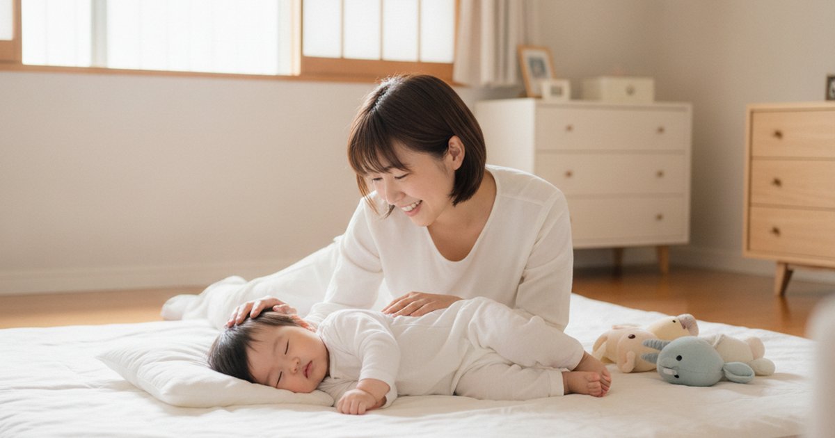 赤ちゃんの寝かしつけ方法【月齢別ガイド】新生児〜1歳半までのコツを解説